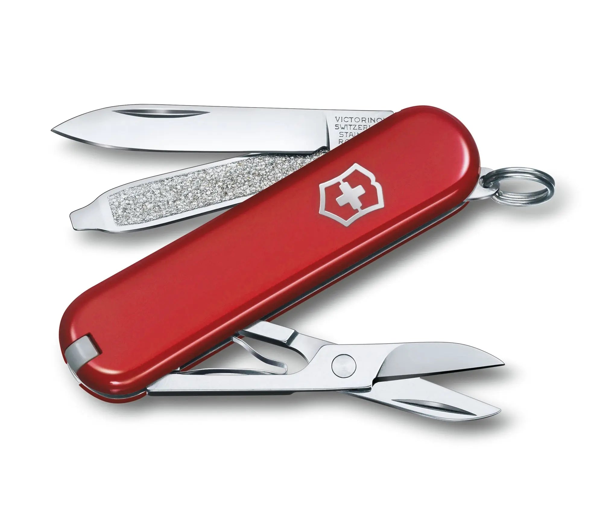 VICTORINOX NAIL CLIPPER & NAIL FILE SWISS ARMY STAINLESS STEEL +