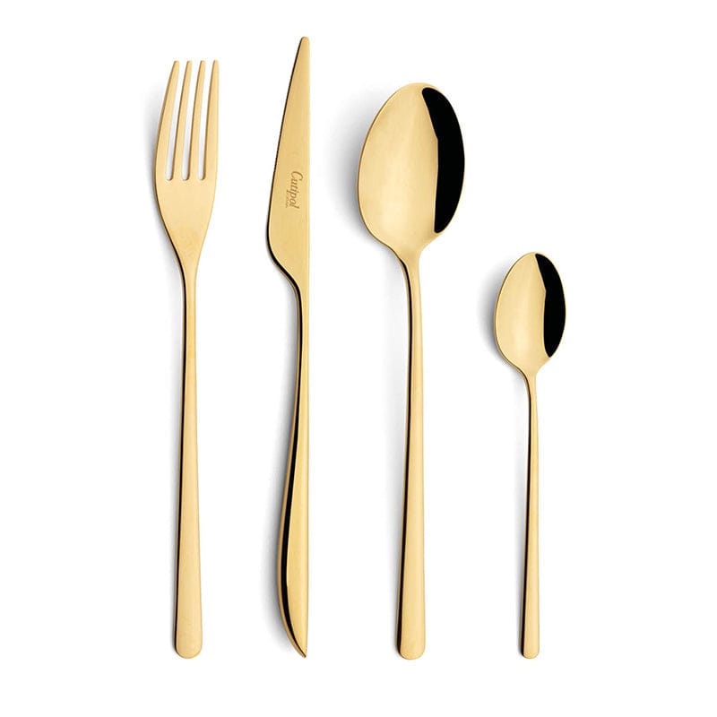 Cutipol KUBE GOLD Cutlery Set – Bright Kitchen