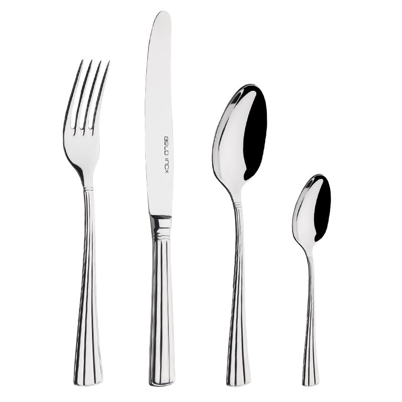 Choice 2-Piece Hollow Stainless Steel Handle Salad Serving Utensils Set