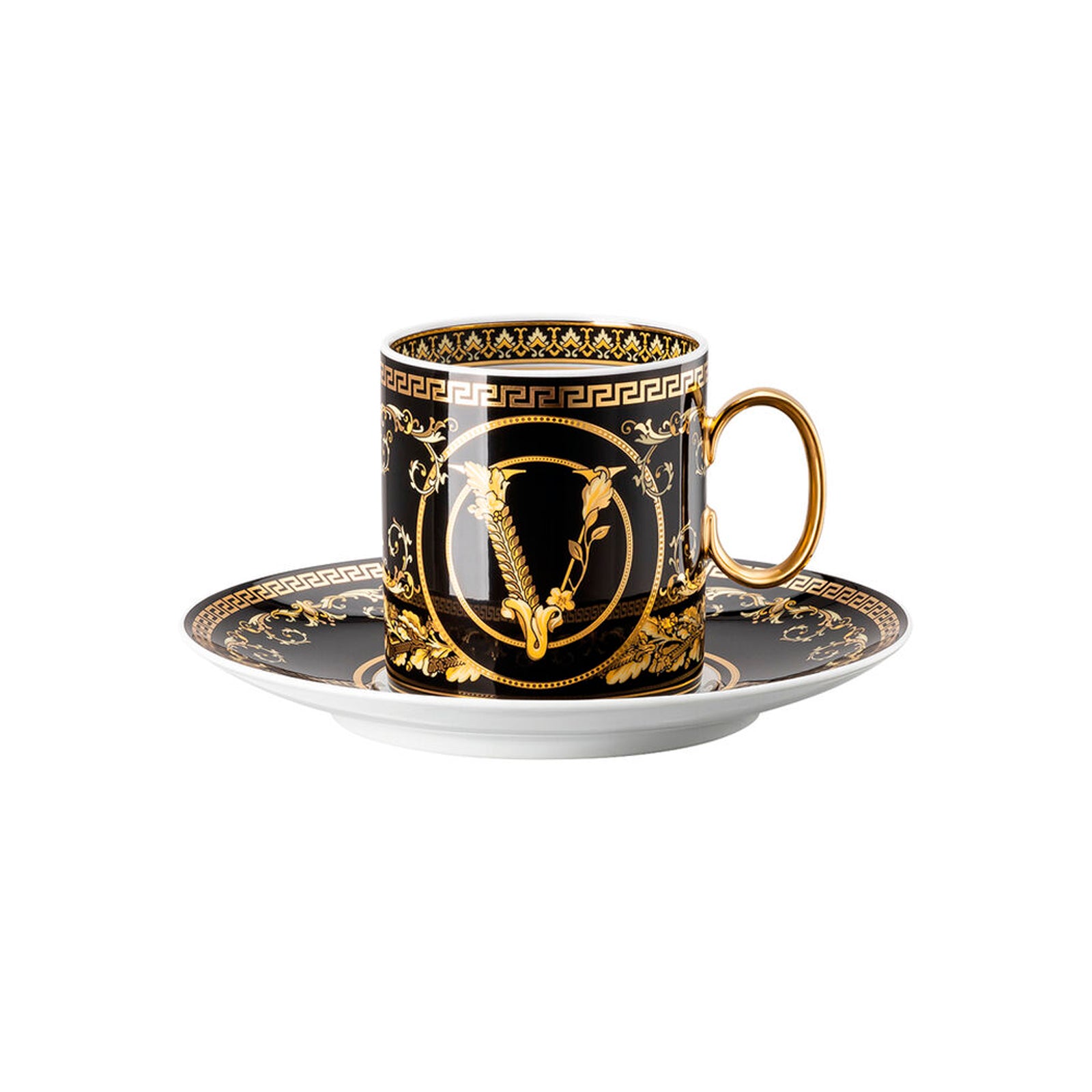 Coffee Cup & Saucer Virtus Gala Black – Bright Kitchen