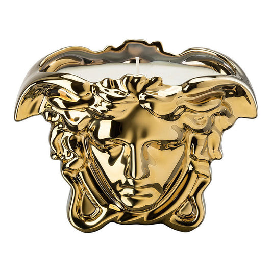 Versace Medusa Grande Table light with scented wax gold